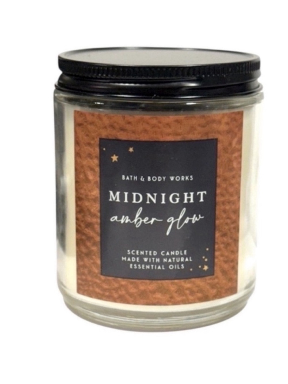 Midnight Amber Glow Candle